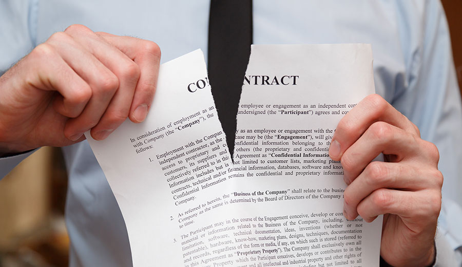 Incumplimiento de contrato Incumplimiento de contrato